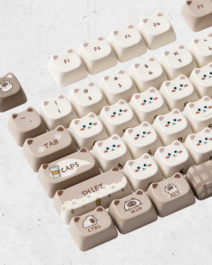 AKKO Siamese Cat Keycaps Set