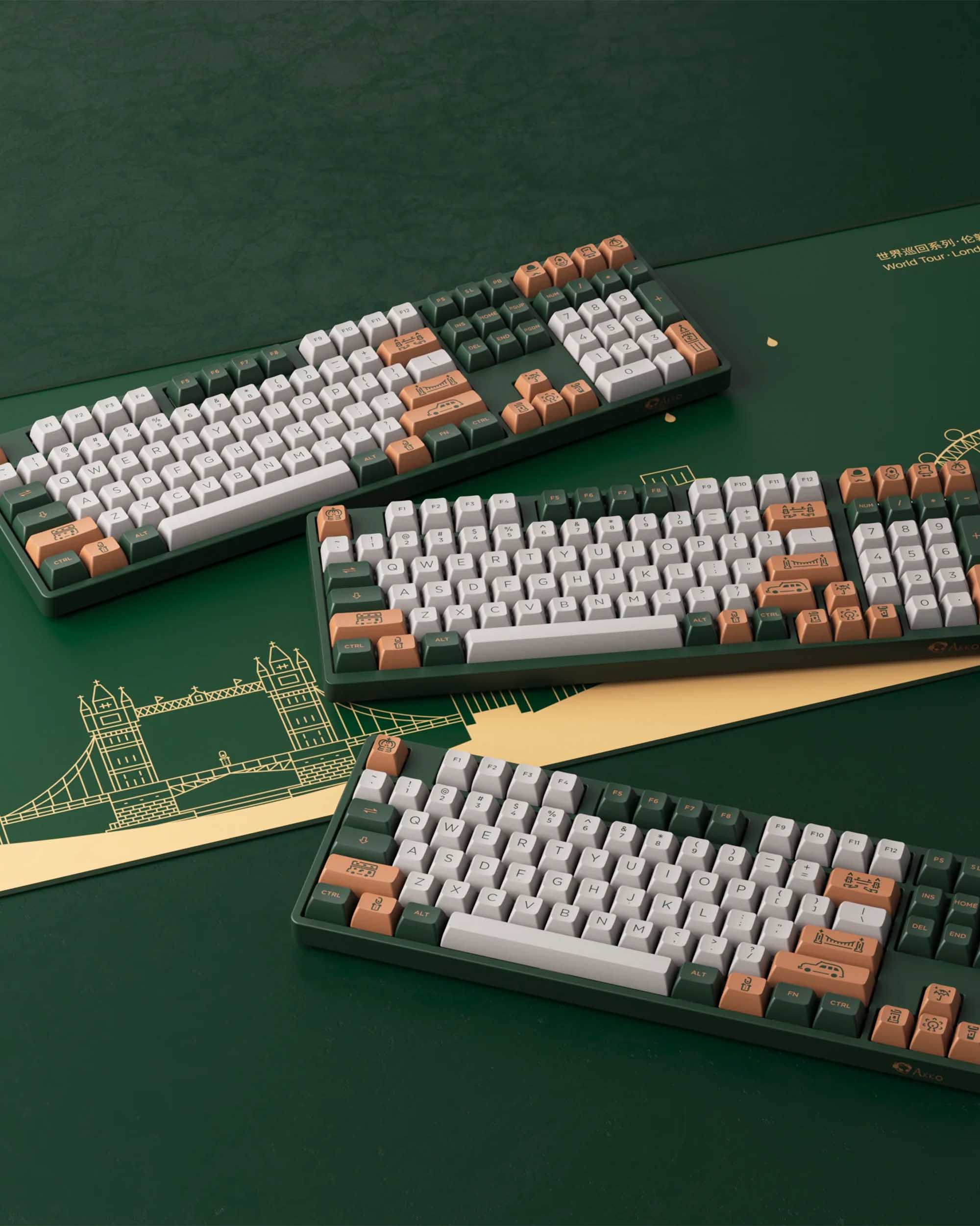 AKKO World Tour London Keycaps Set