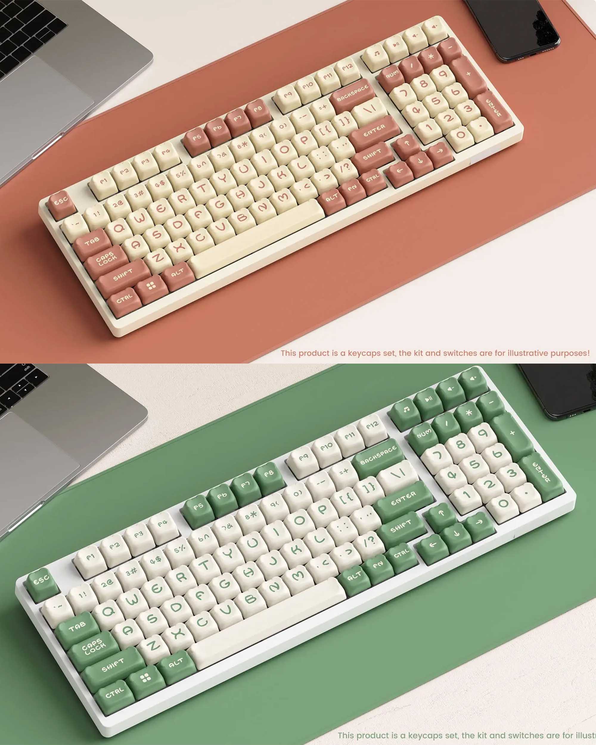 Akko Bear Shaped Keycaps Set