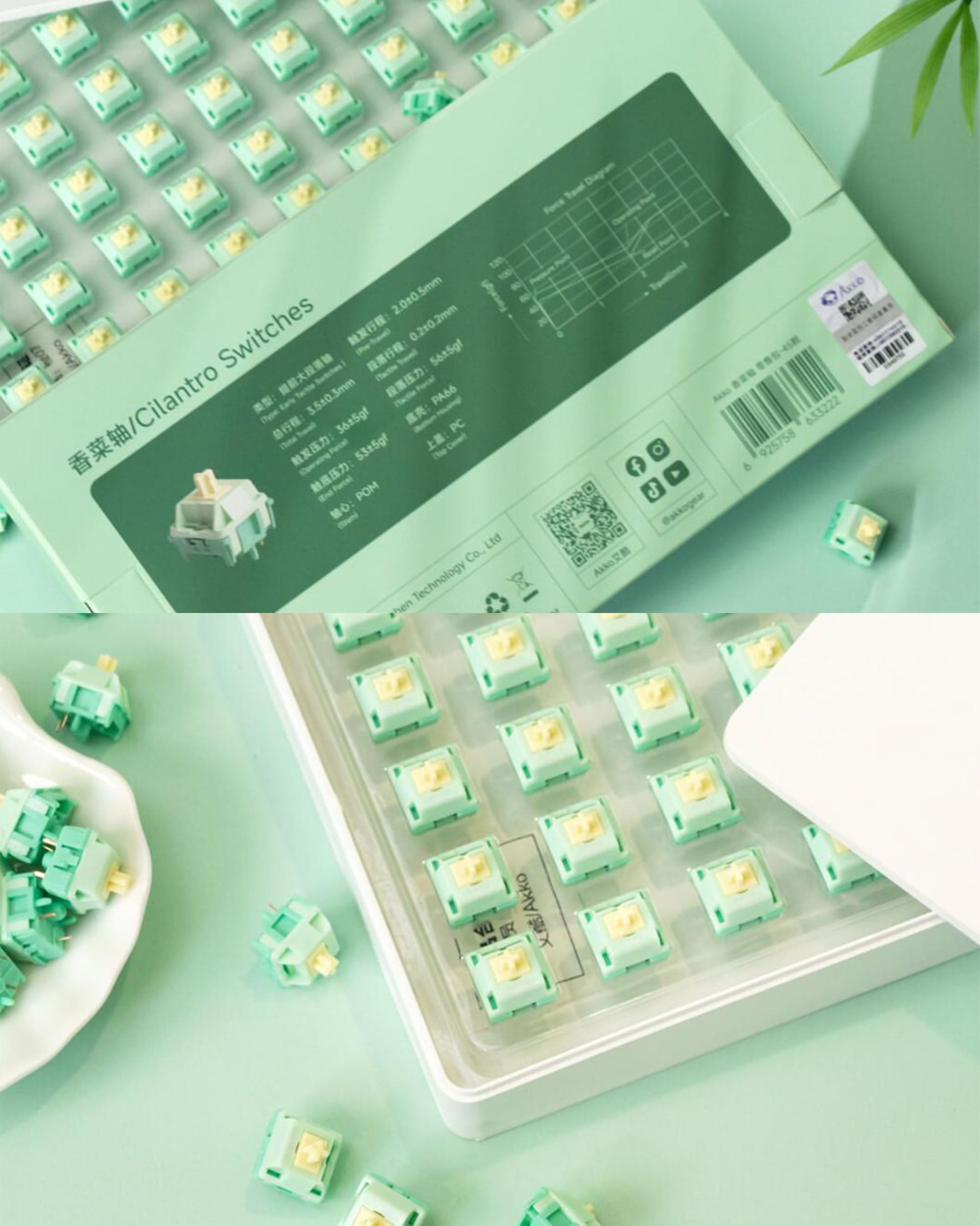 Akko Cilantro - Linear Switch
