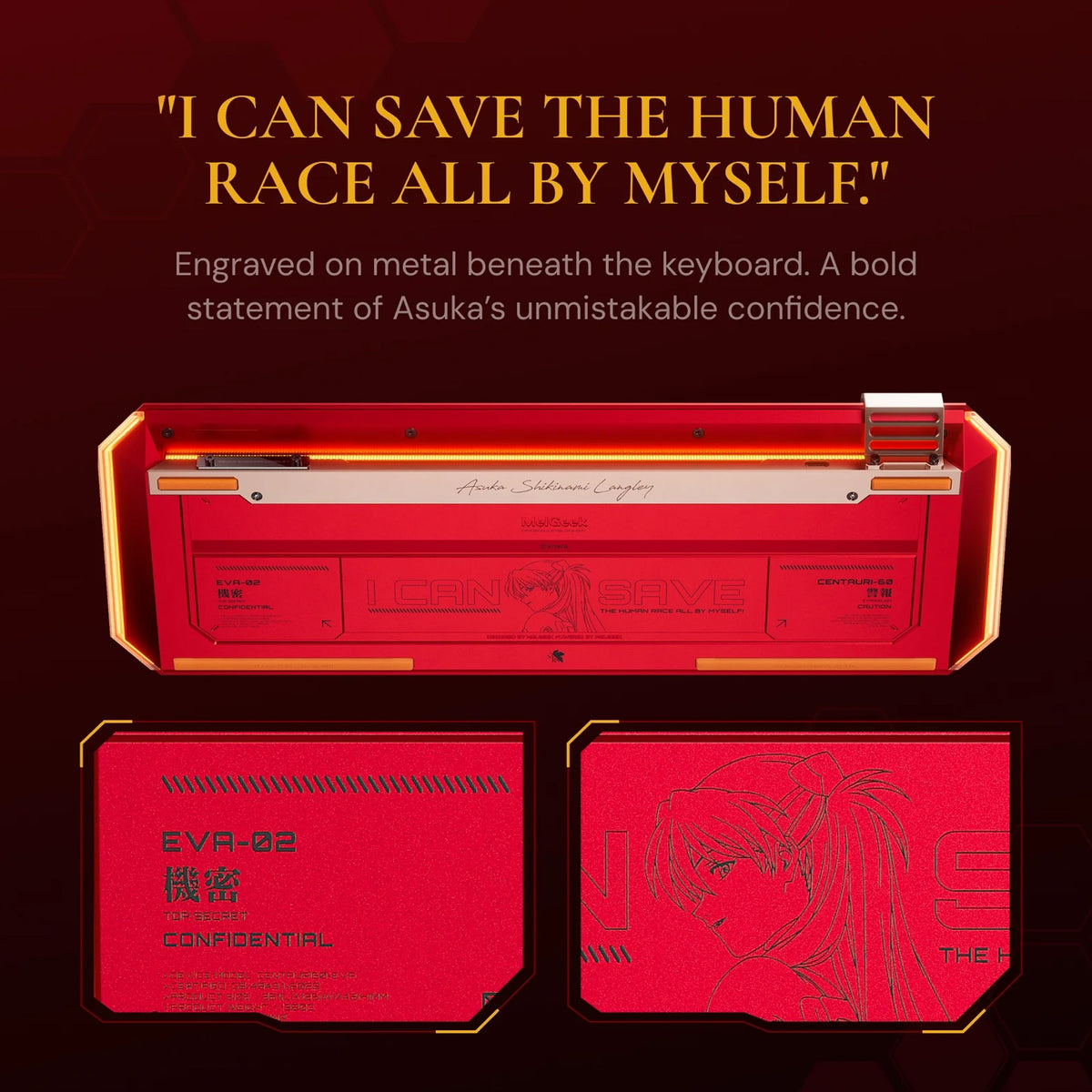 MelGeek Centauri60 x EVANGELION Collaboration HE Gaming