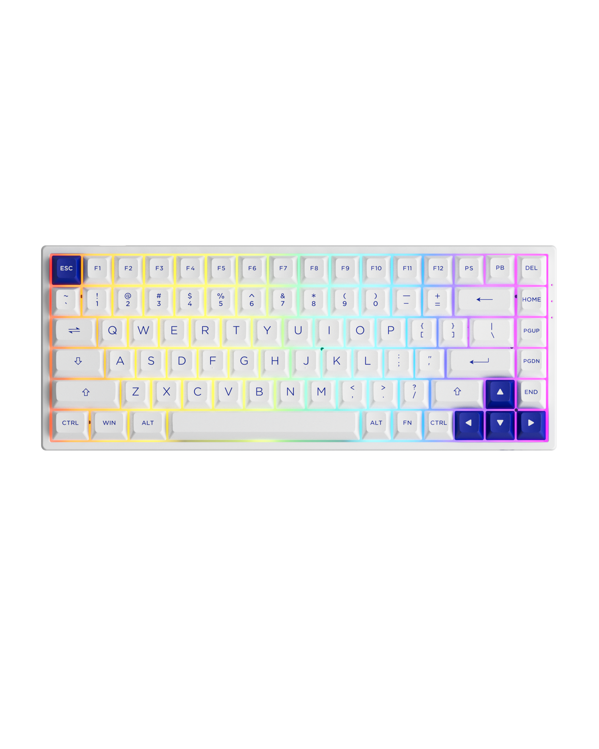 AKKO 3084B Plus Blue on White