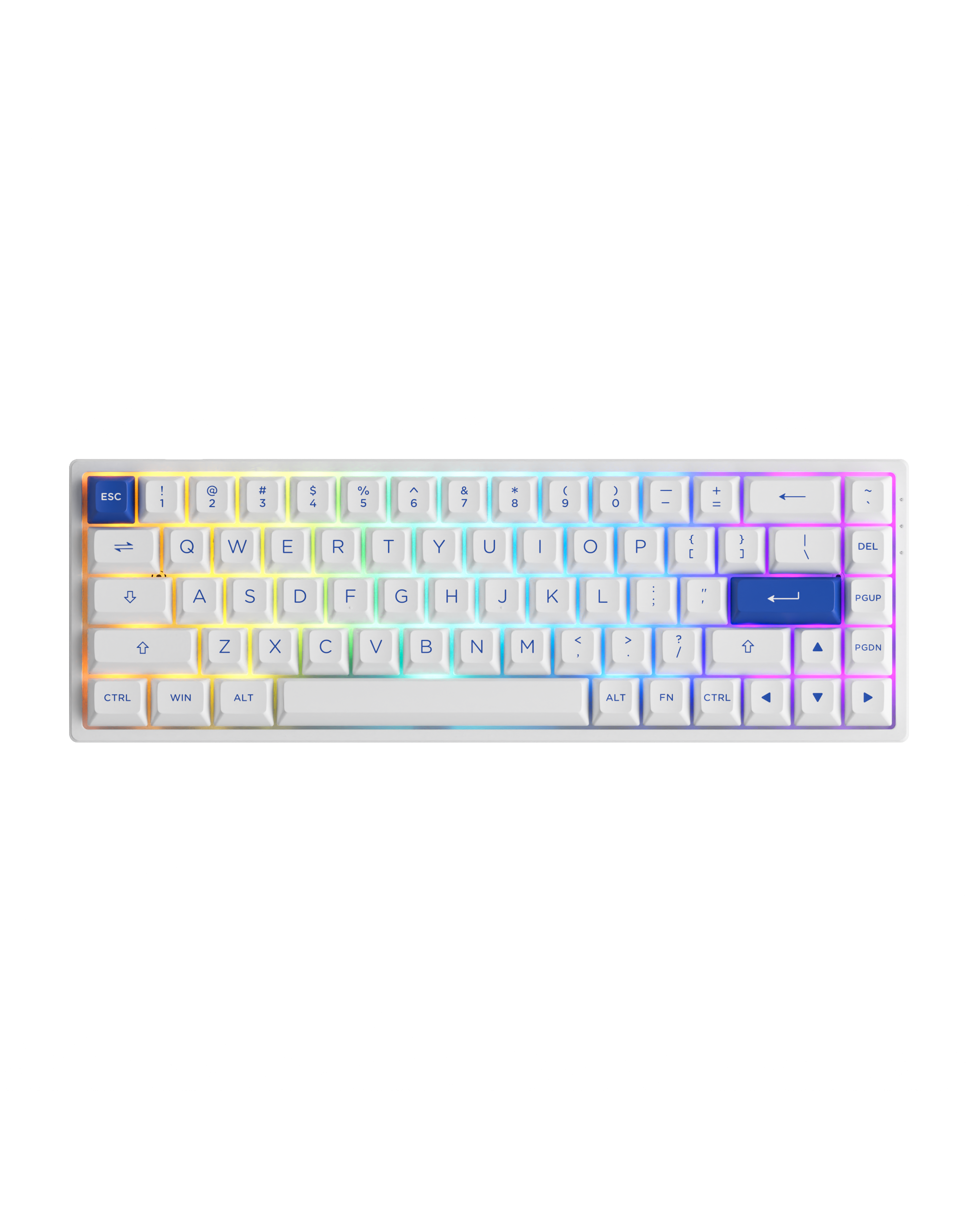 AKKO 3068B Plus Blue On White