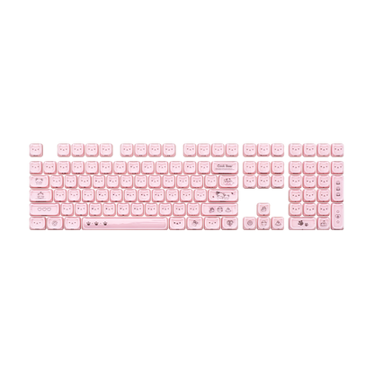 Akko Greedy Bear Keycap Set