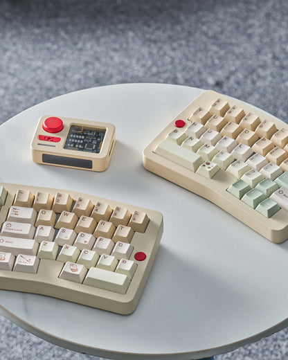Qwertykeys Pearl Milk Tea Keycap Set