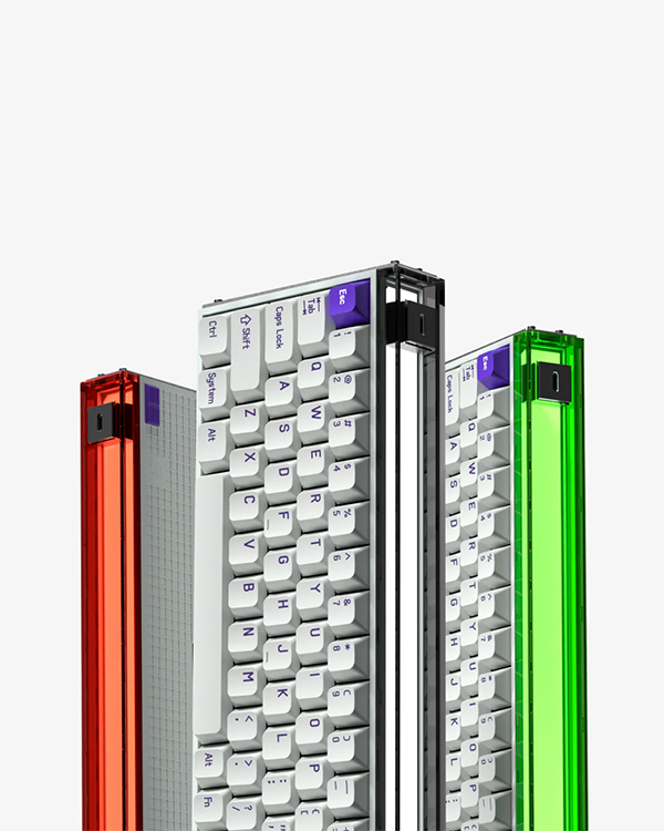 MelGeek Made68 Light Bar & Side Panel