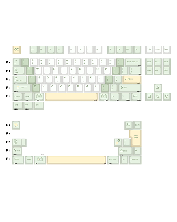 Bubble Dragon Keycap Set