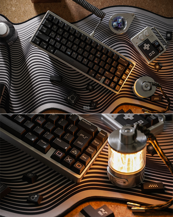 80Retros PS1994 Black&Silver Keycap
