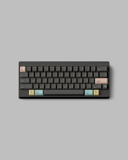 FBB Retro Dark Grey Keycaps Set