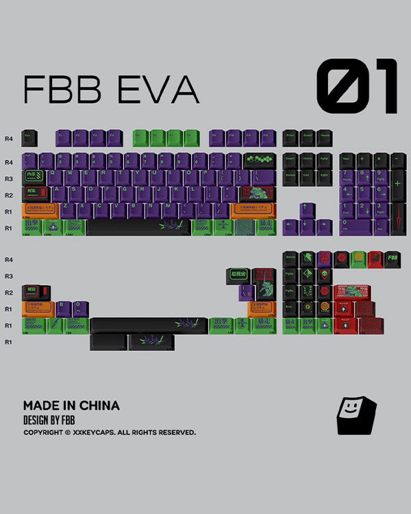 FBB EVA Keycaps Set