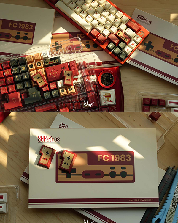 80Retros FC1983 Keycap Set