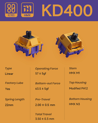 80Retros x HMX KD400 - Linear Switch