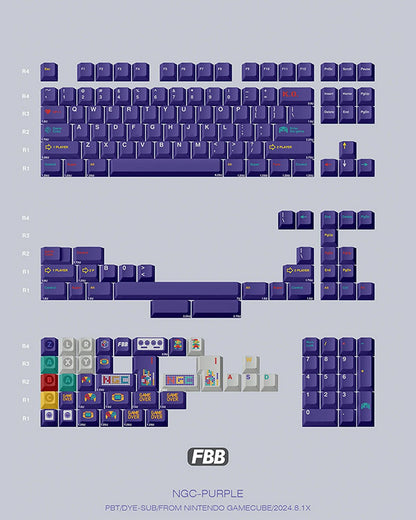 FBB NGC PURPLE Keycaps Set