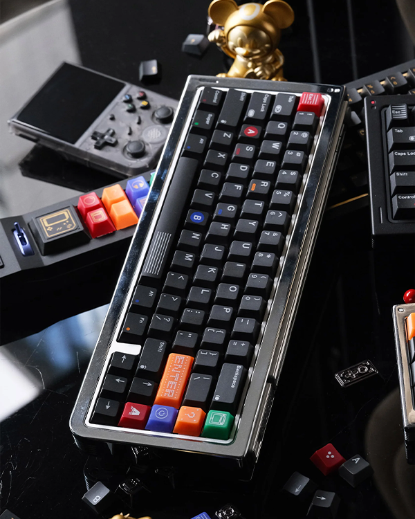 80Retros Game1989 Black Samuri Keycap Set