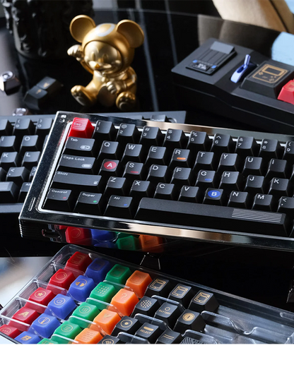 80Retros Game1989 Black Samuri Keycap Set