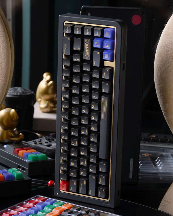 80retros Game1989 Black&Gold (All in one) Keycap Set