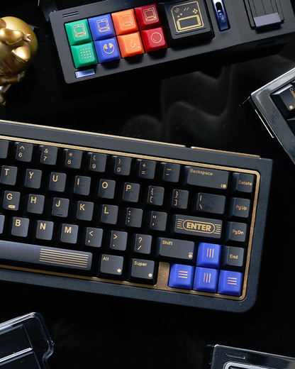 80retros Game1989 Black&Gold (All in one) Keycap Set