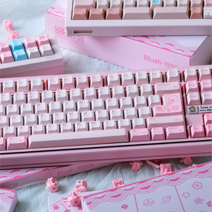 80retros Blush 1990s [All in one] Keycap Set