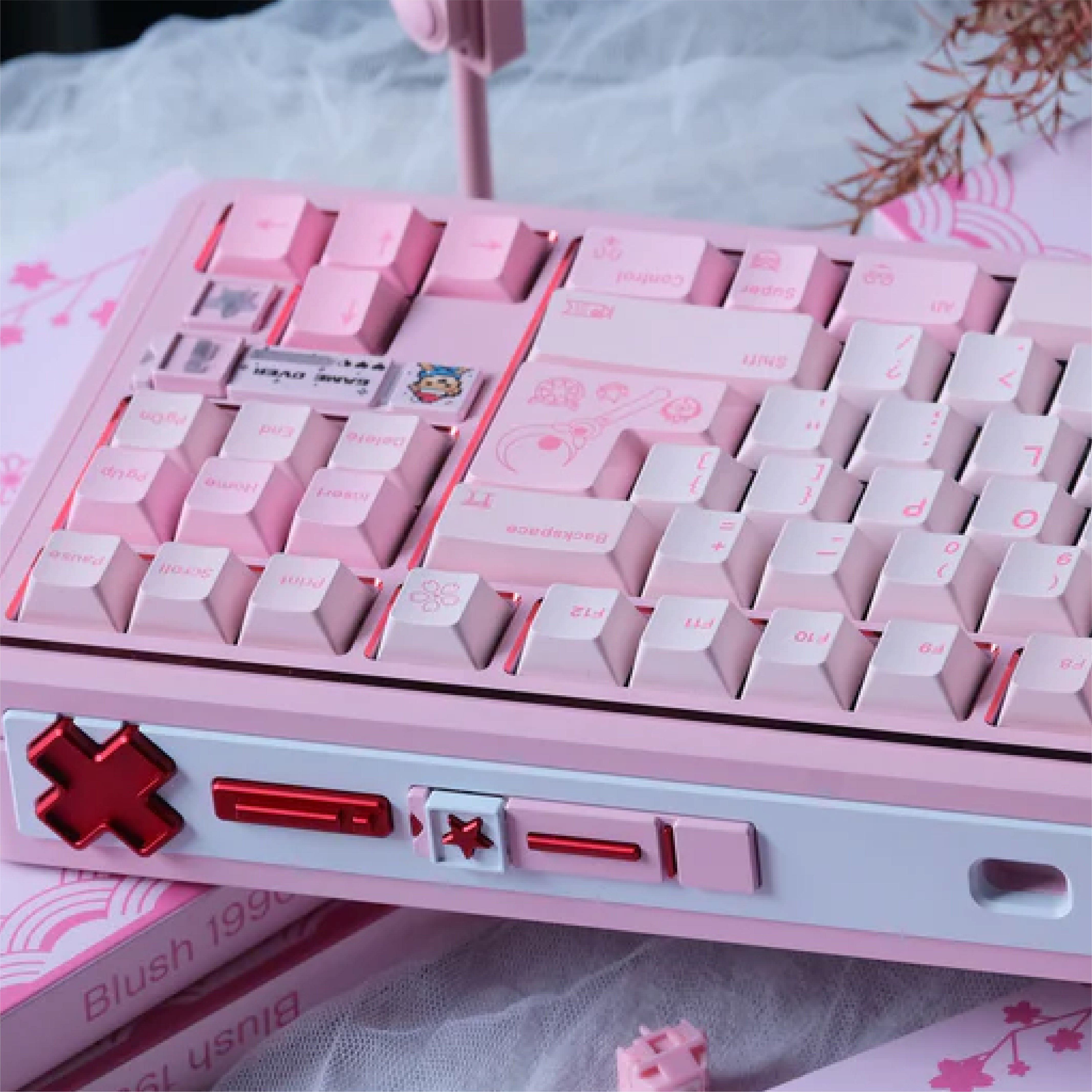 80retros Blush 1990s [All in one] Keycap Set