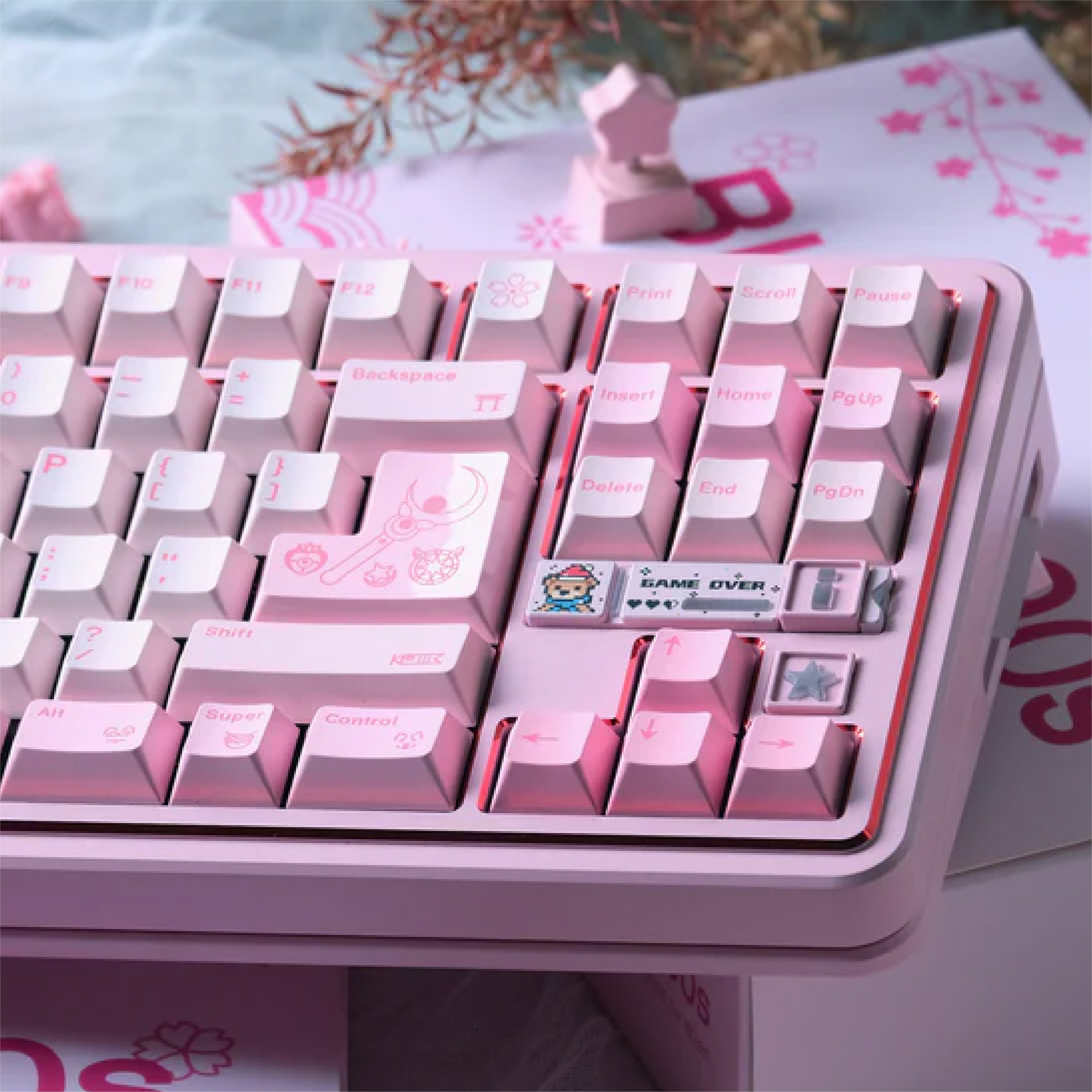 80retros Blush 1990s [All in one] Keycap Set