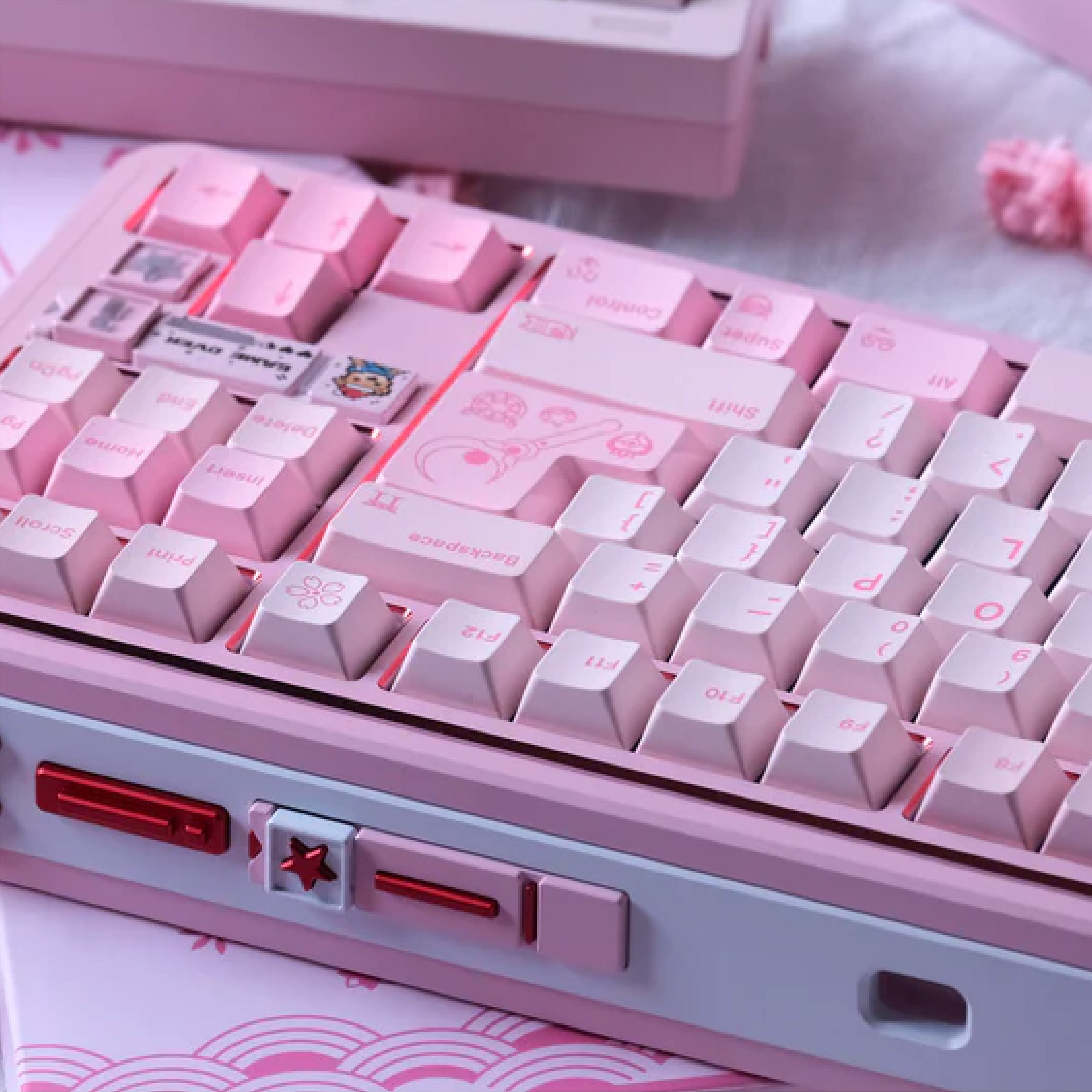 80retros Blush 1990s [All in one] Keycap Set