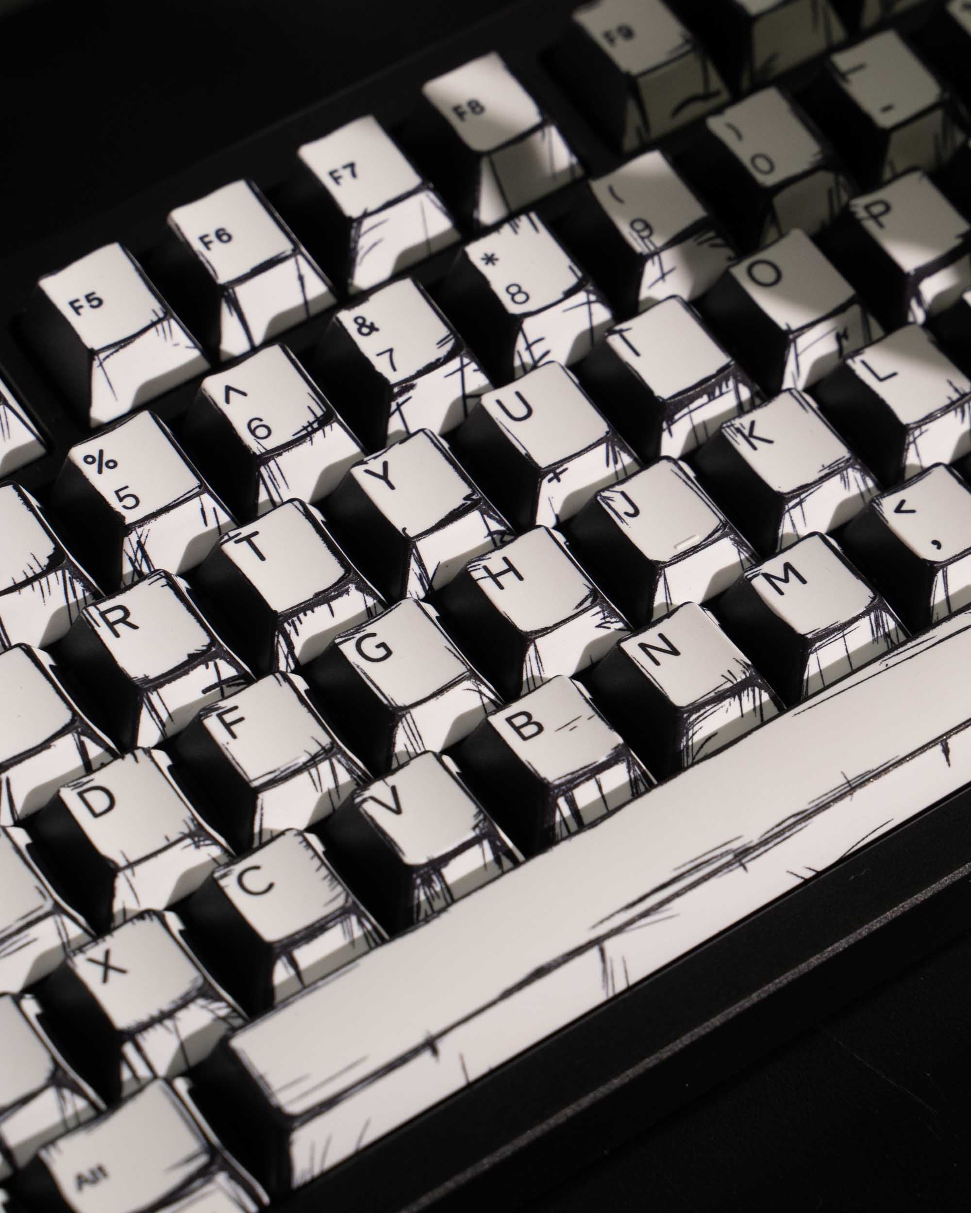 Comics Mixed Lights Keycaps Set