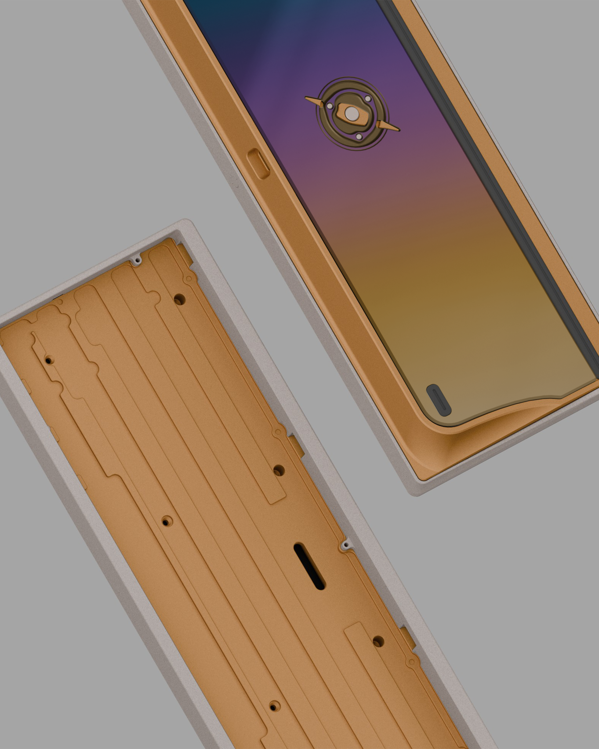[Pre-order/R4] Neo65 Cu Anodized Grey-gold