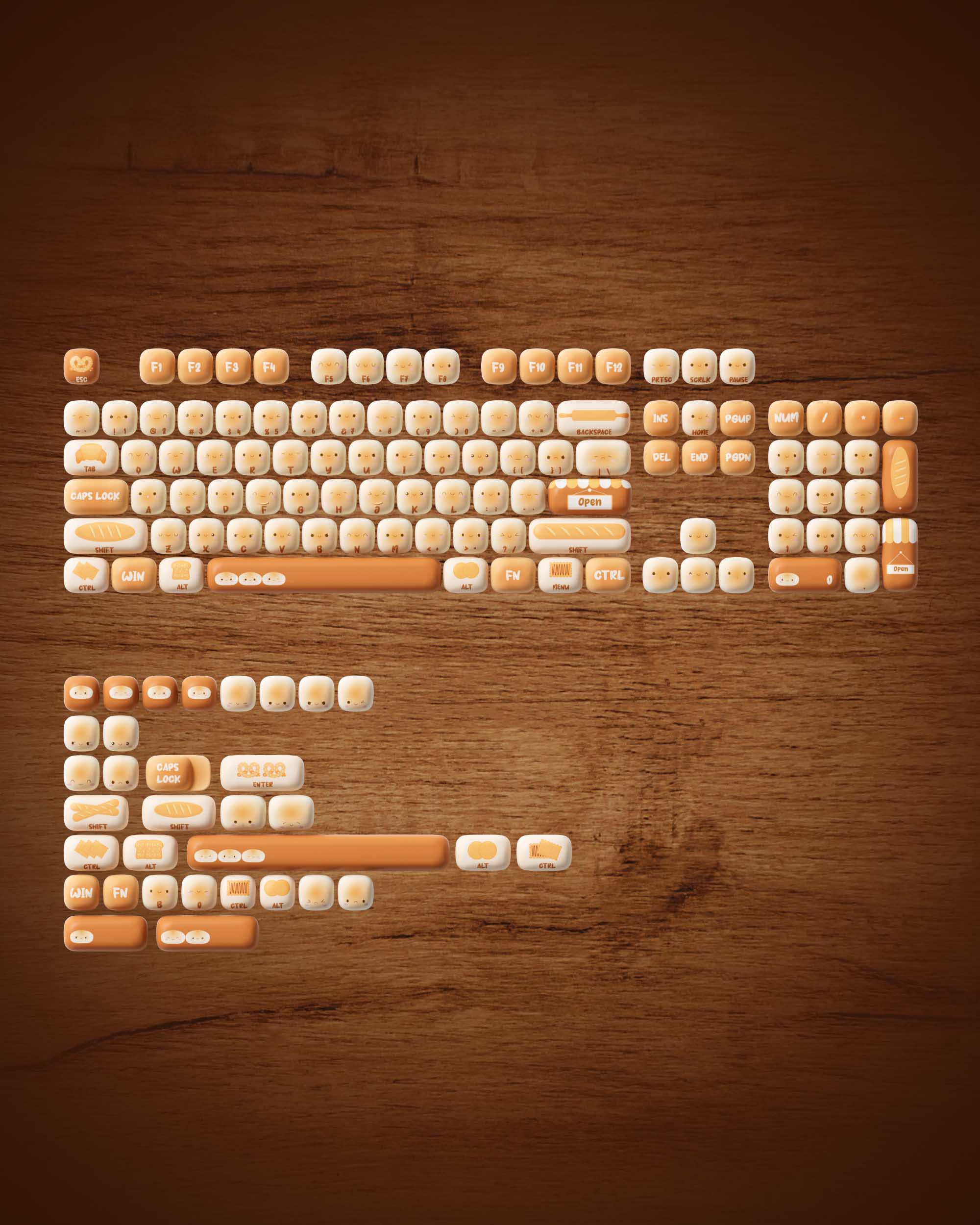 AKKO Bun Wonderland Keycaps Set