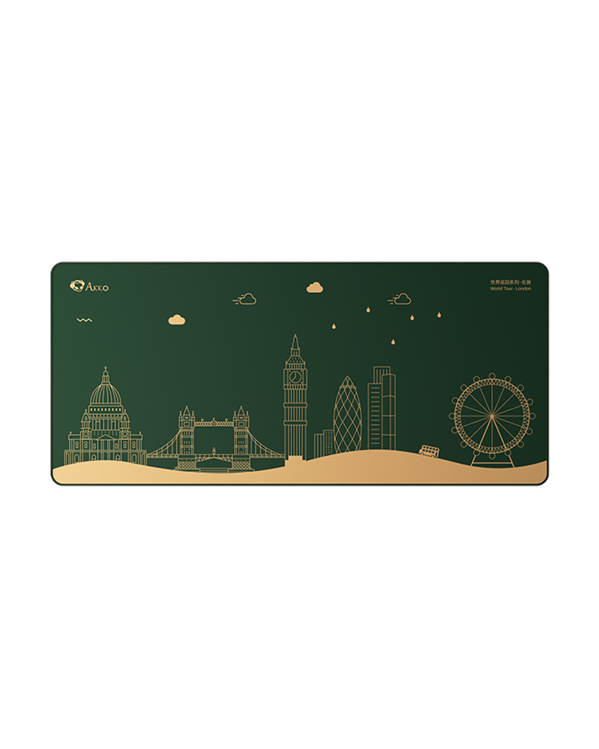 AKKO World Tour London Deskmat Pad