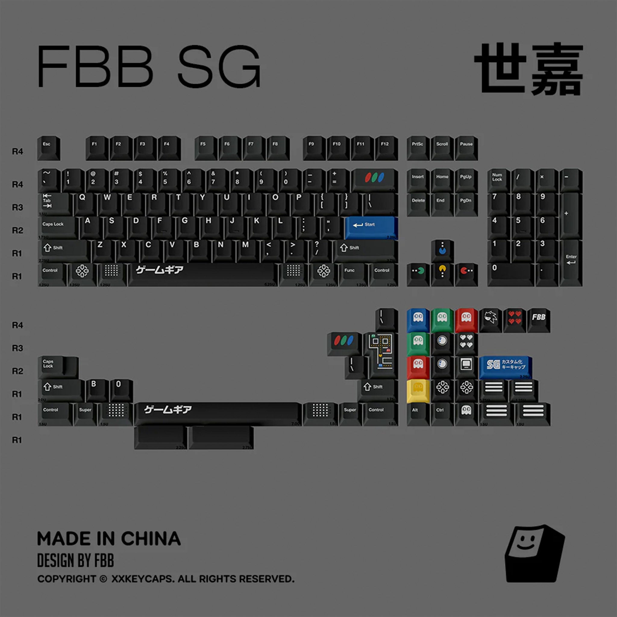 FBB SG Keycap Set