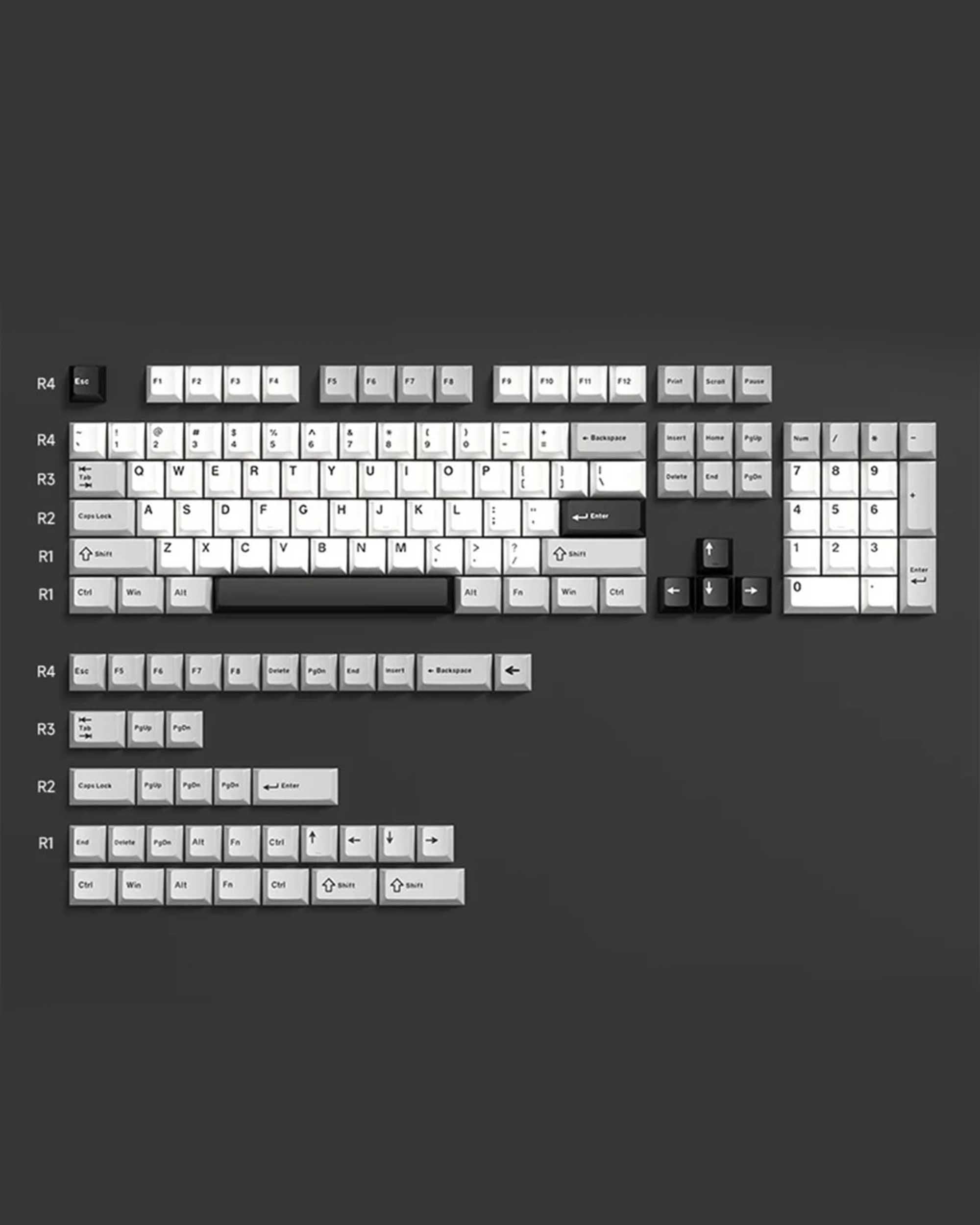 Weikav Dark Knight Keycaps Set