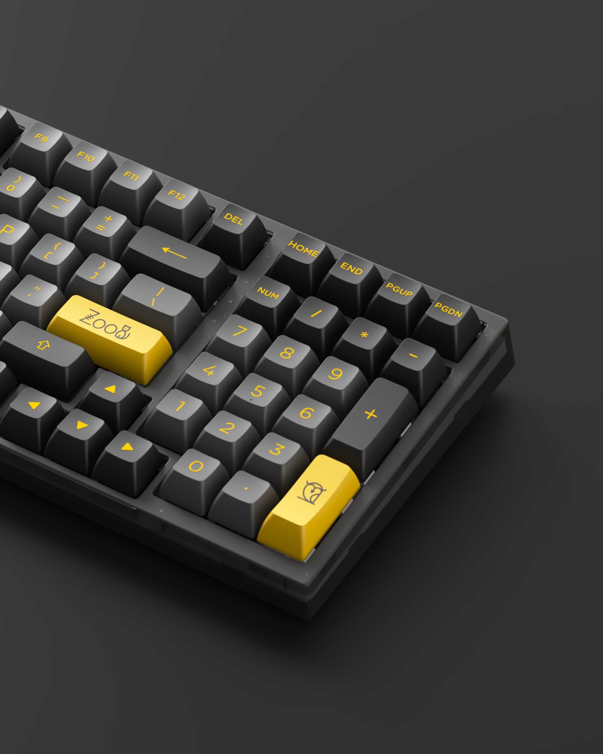 AKKO Black&Gold Keycaps Set
