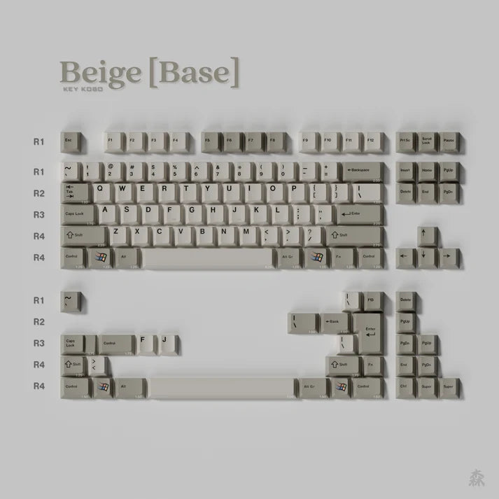 Keykobo Beige Keycap Set