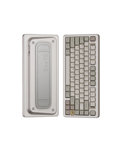 คีย์บอร์ด Evoworks Evo75 Mechanical Keyboard – Custom 75% Keyboard Layout - Anodized Light Sage Color