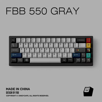 FBB 550 Gray Keycap Set
