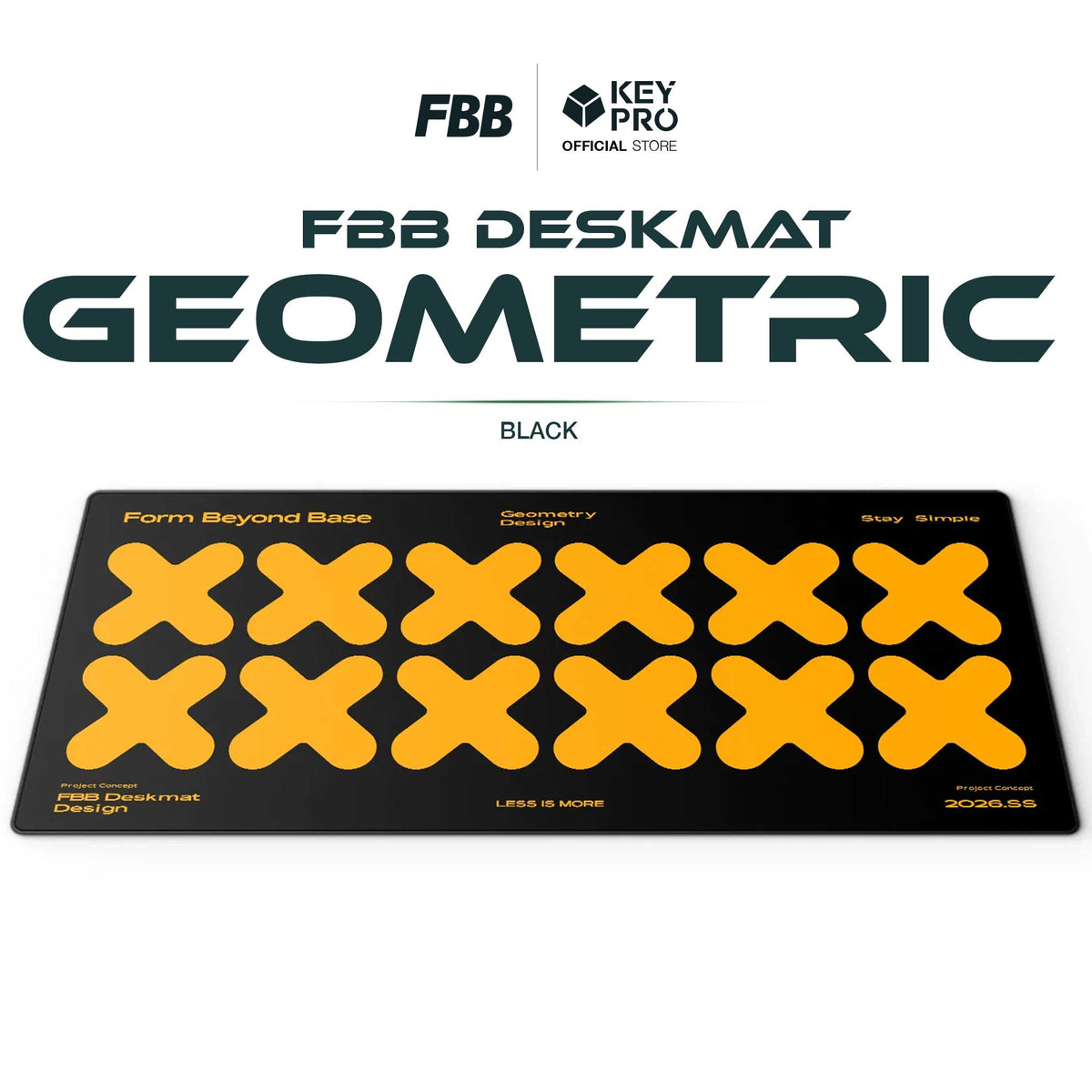 FBB Geometric Deskmat Pad