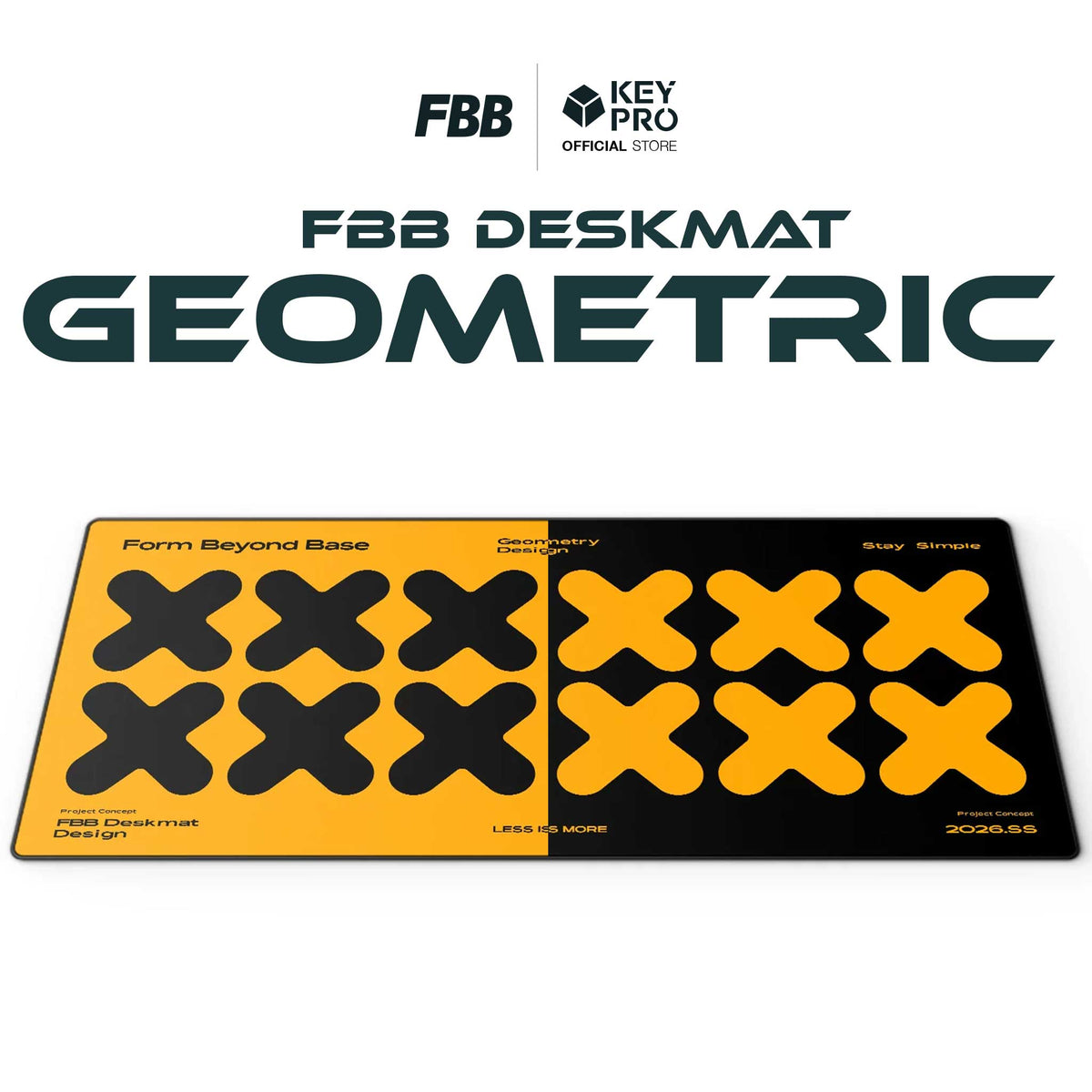 FBB Geometric Deskmat Pad