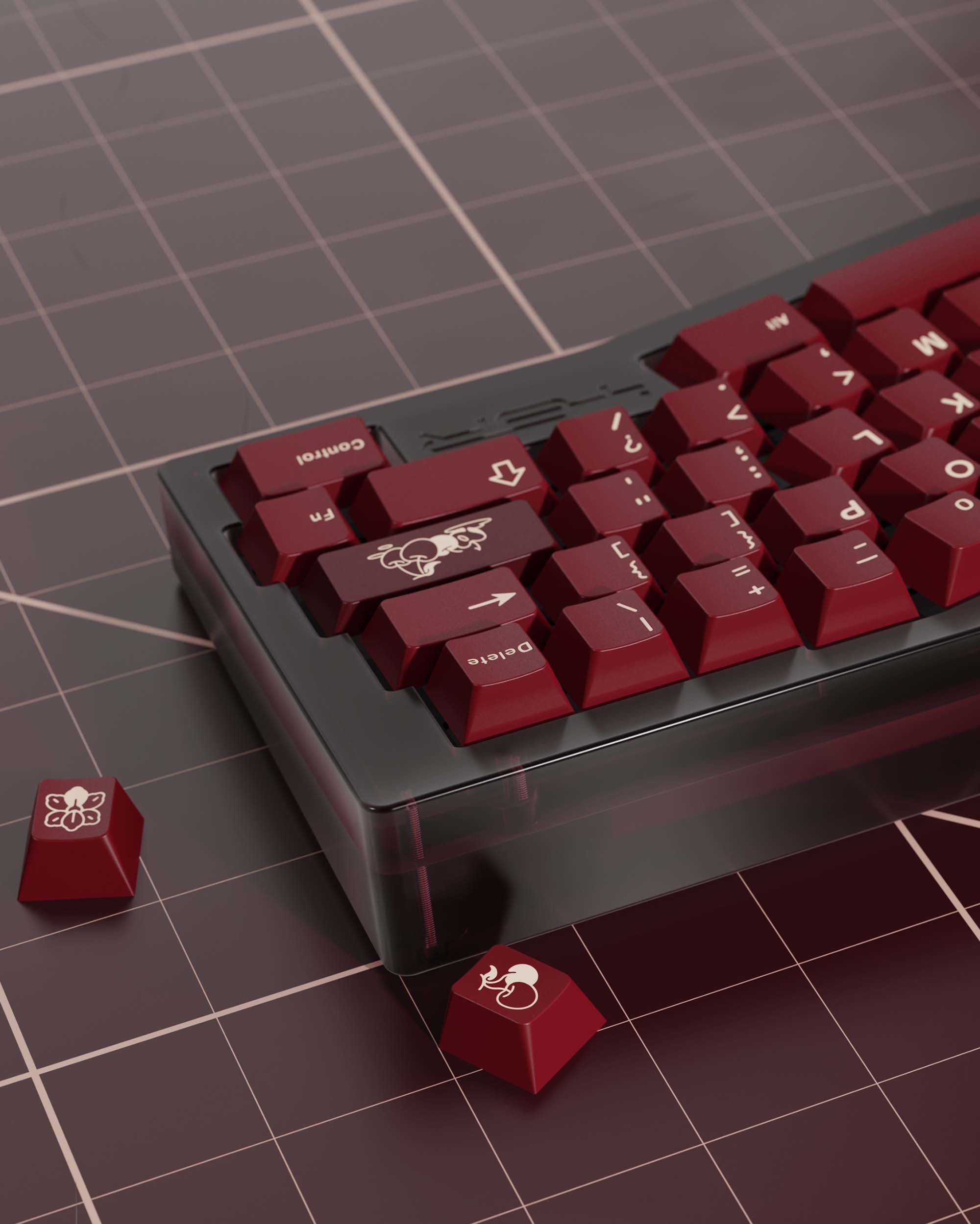 Keykobo Cherries Keycaps Set