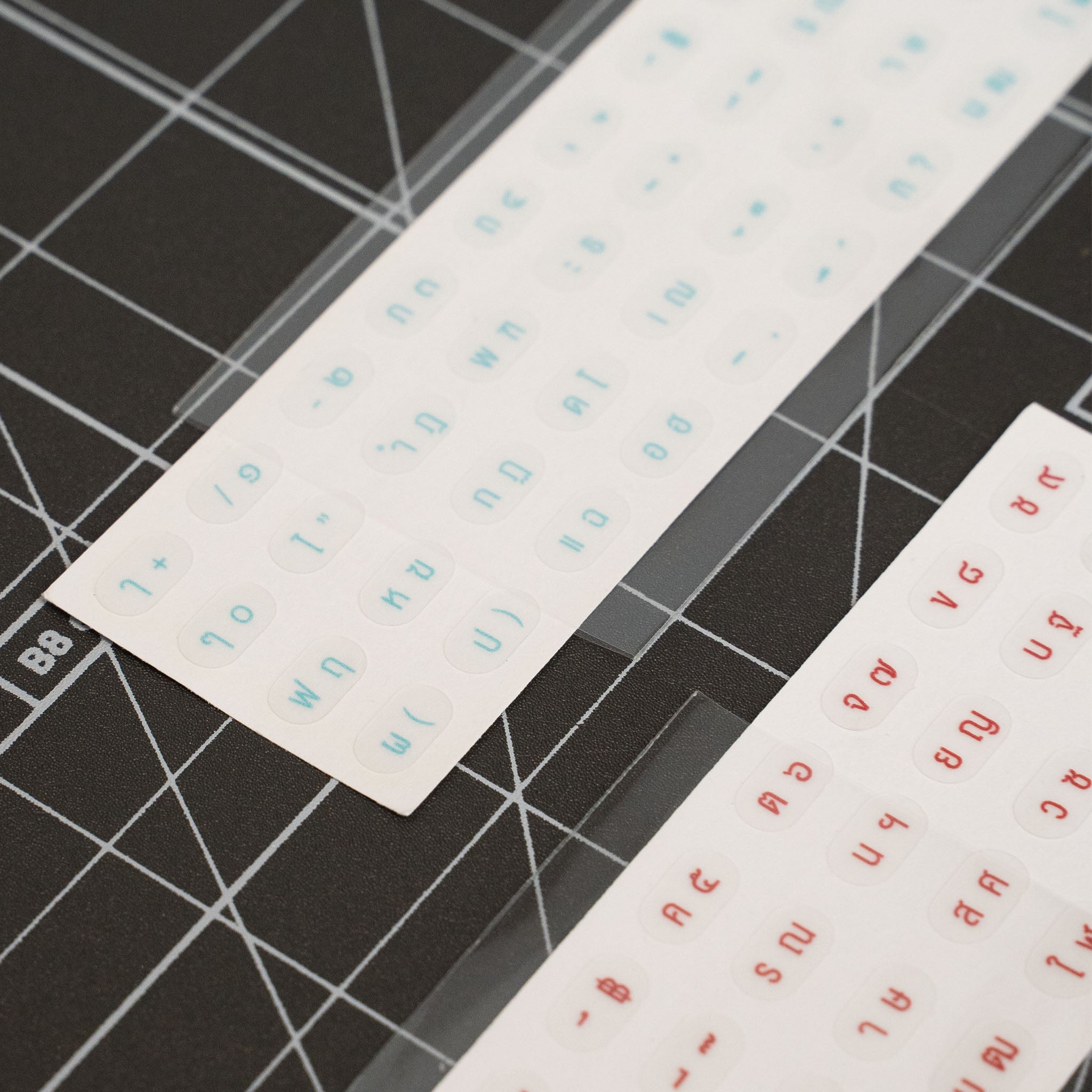 Sticker Silde Print Thai Keyboard