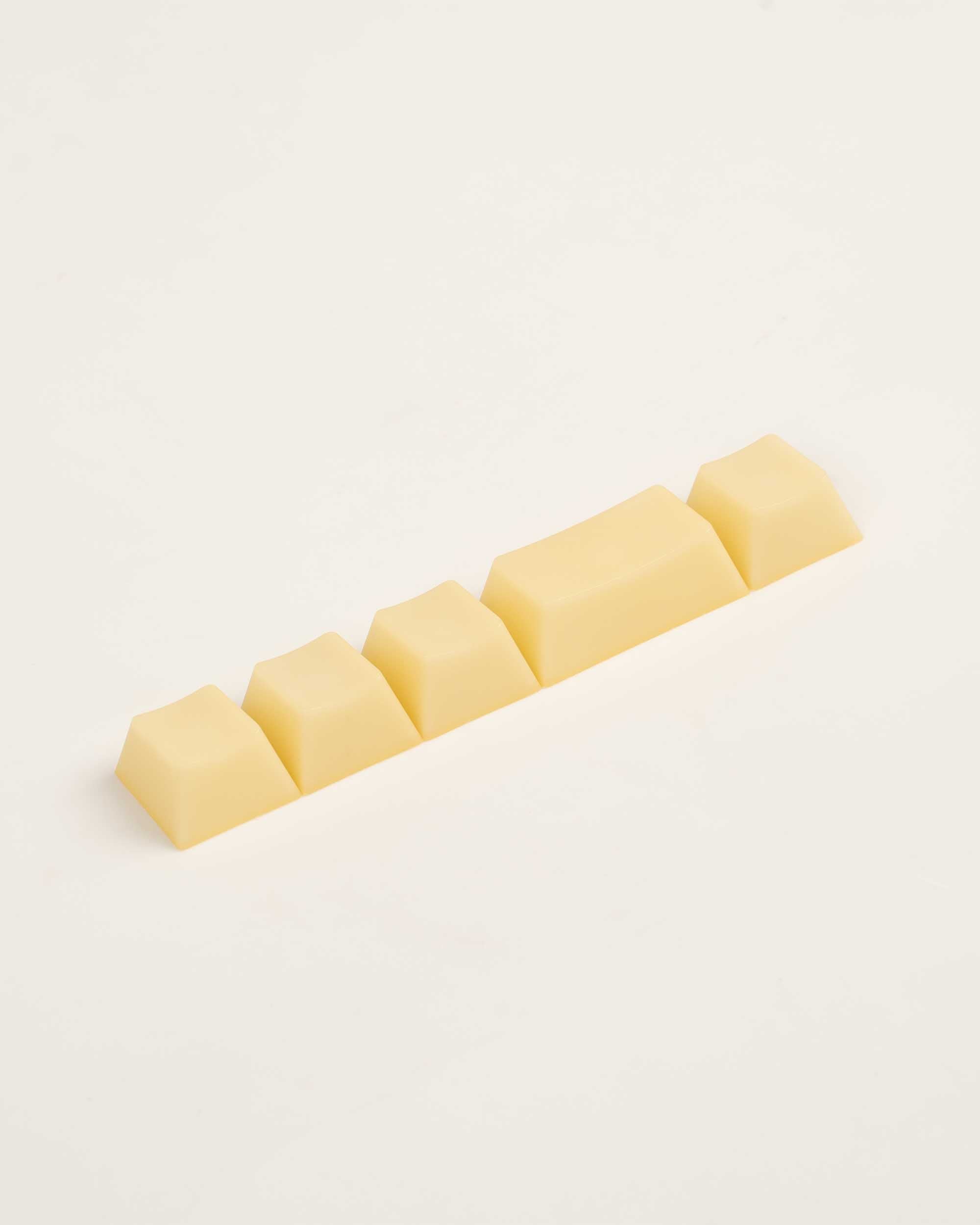 Jelly Pom Blank Keycaps Set